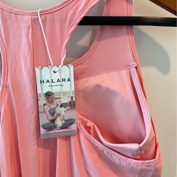 Halara Breezeful™ Backless Racerback Side Pocket High Low Flowy Casual Dress - Picture 10 of 16